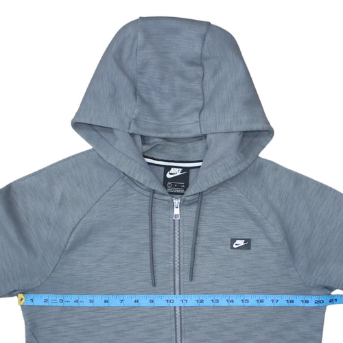 Nike Men’s Grey Full Zip Hoodie Small Regular Fit