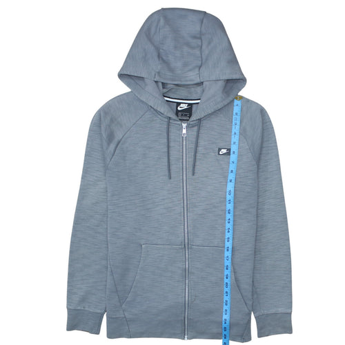 Nike Men’s Grey Full Zip Hoodie Small Regular Fit