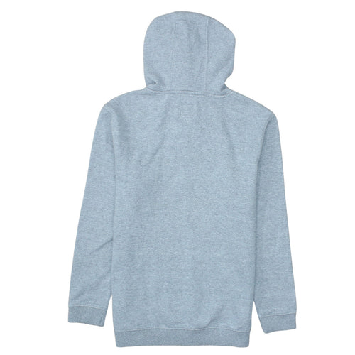Vans Womens Grey Pullover Hoodie Large Logo Print Cotton Blend