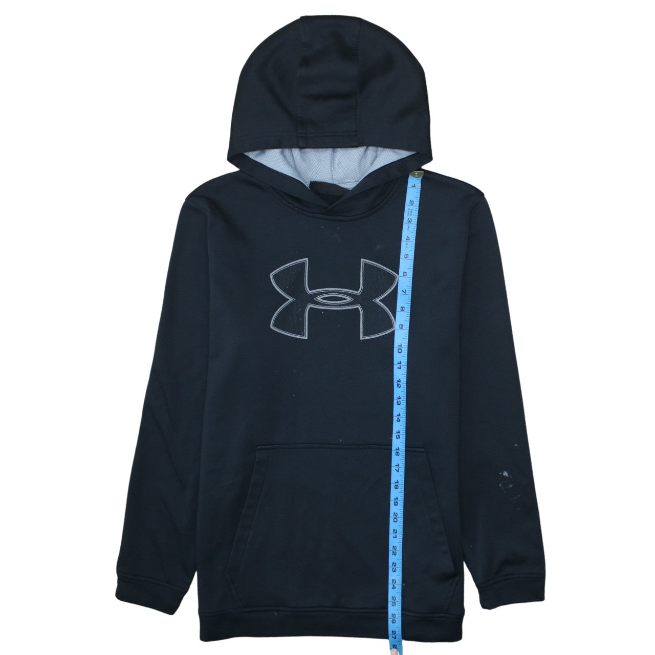 Under Armour Men's Black L Pullover Hoodie ColdGear Fleece Sportswear