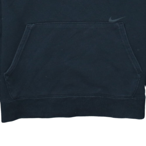 Nike Boys Black XL Pullover Hoodie with White Logo and Kangaroo Pocket