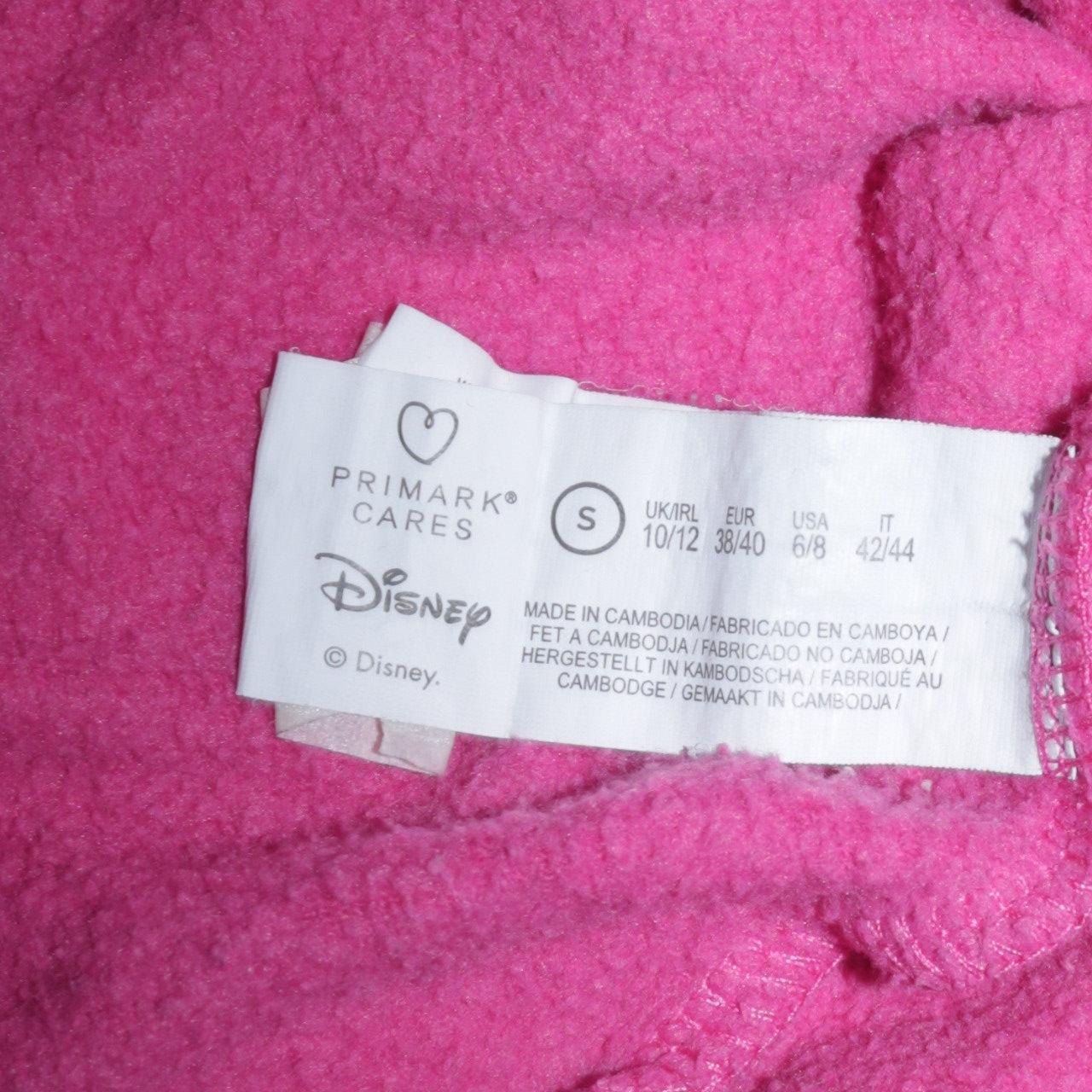 Disney Primark Womens Pink Minnie Mouse Pullover Sweatshirt Size S 10/12
