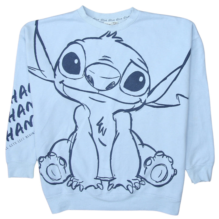 Primark Disney Stitch Blue Sweatshirt Women’s Size M 12/14 Pullover