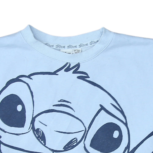 Primark Disney Stitch Blue Sweatshirt Women’s Size M 12/14 Pullover