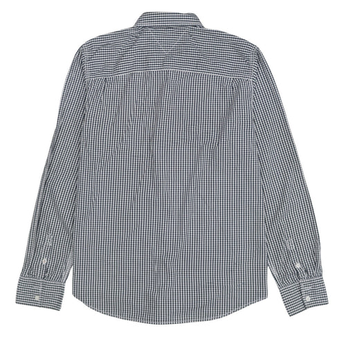 Tommy Hilfiger Men's Blue Check Button-Down Long Sleeve Shirt XL