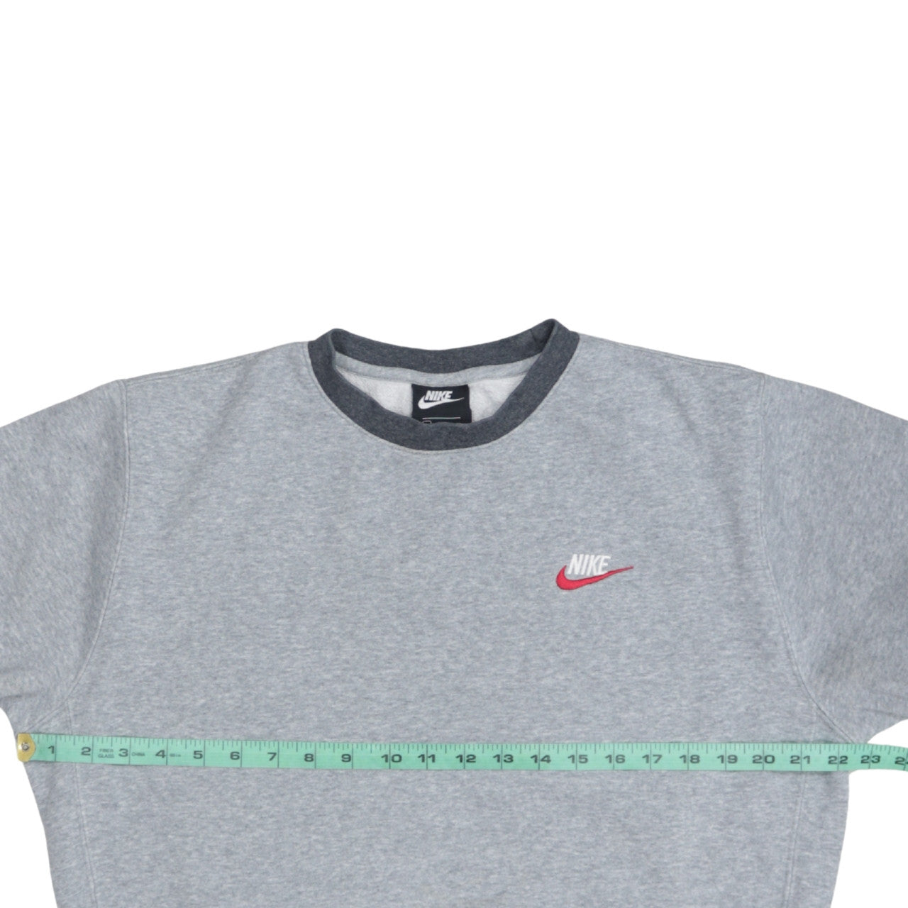 Nike Men's Grey Small Crew Neck Pullover Sweatshirt