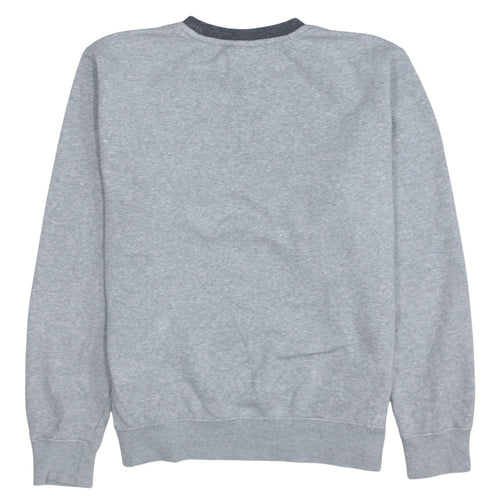 Nike Men's Grey Small Crew Neck Pullover Sweatshirt