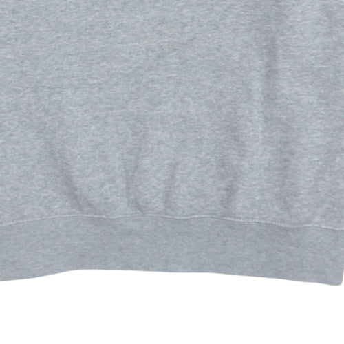 Nike Men's Grey Small Crew Neck Pullover Sweatshirt