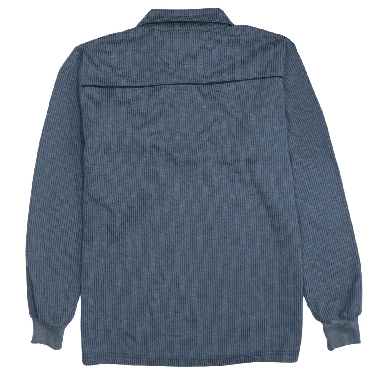 Jack Wolfskin Mens Blue L Henley 1/4 Zip Outdoor Sweatshirt