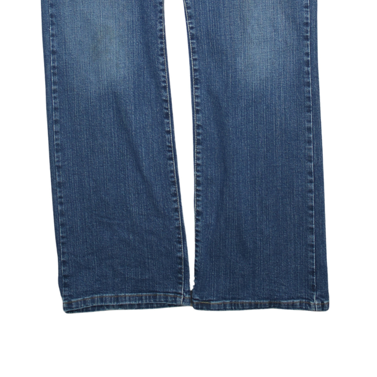 Levi's Women's Blue Straight Leg Stretch Denim Jeans Size 16