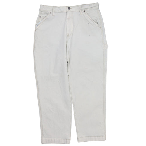GAP Women’s Ivory Straight Leg Jeans Size 14 Regular Fit