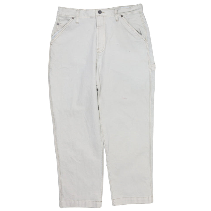 GAP Women’s Ivory Straight Leg Jeans Size 14 Regular Fit