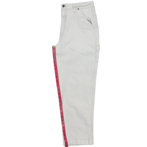 GAP Women’s Ivory Straight Leg Jeans Size 14 Regular Fit
