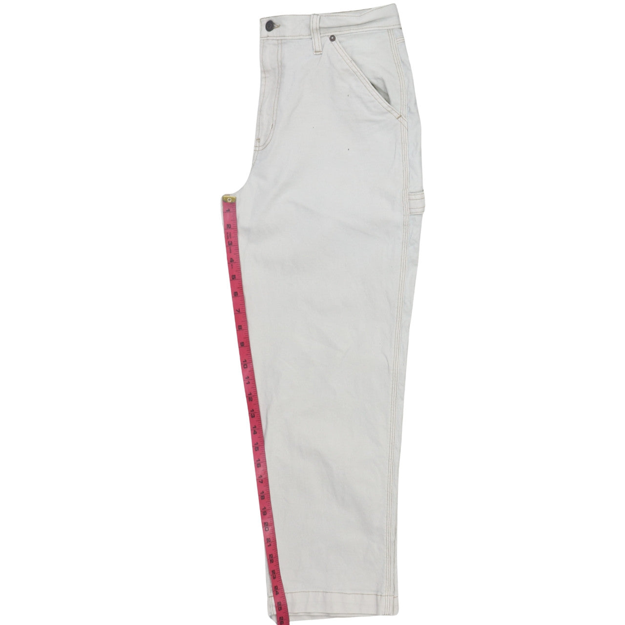 GAP Women’s Ivory Straight Leg Jeans Size 14 Regular Fit