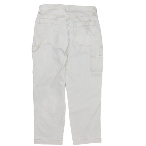 GAP Women’s Ivory Straight Leg Jeans Size 14 Regular Fit