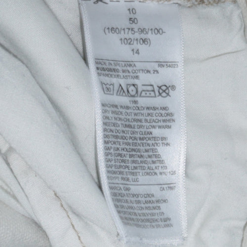 GAP Women’s Ivory Straight Leg Jeans Size 14 Regular Fit