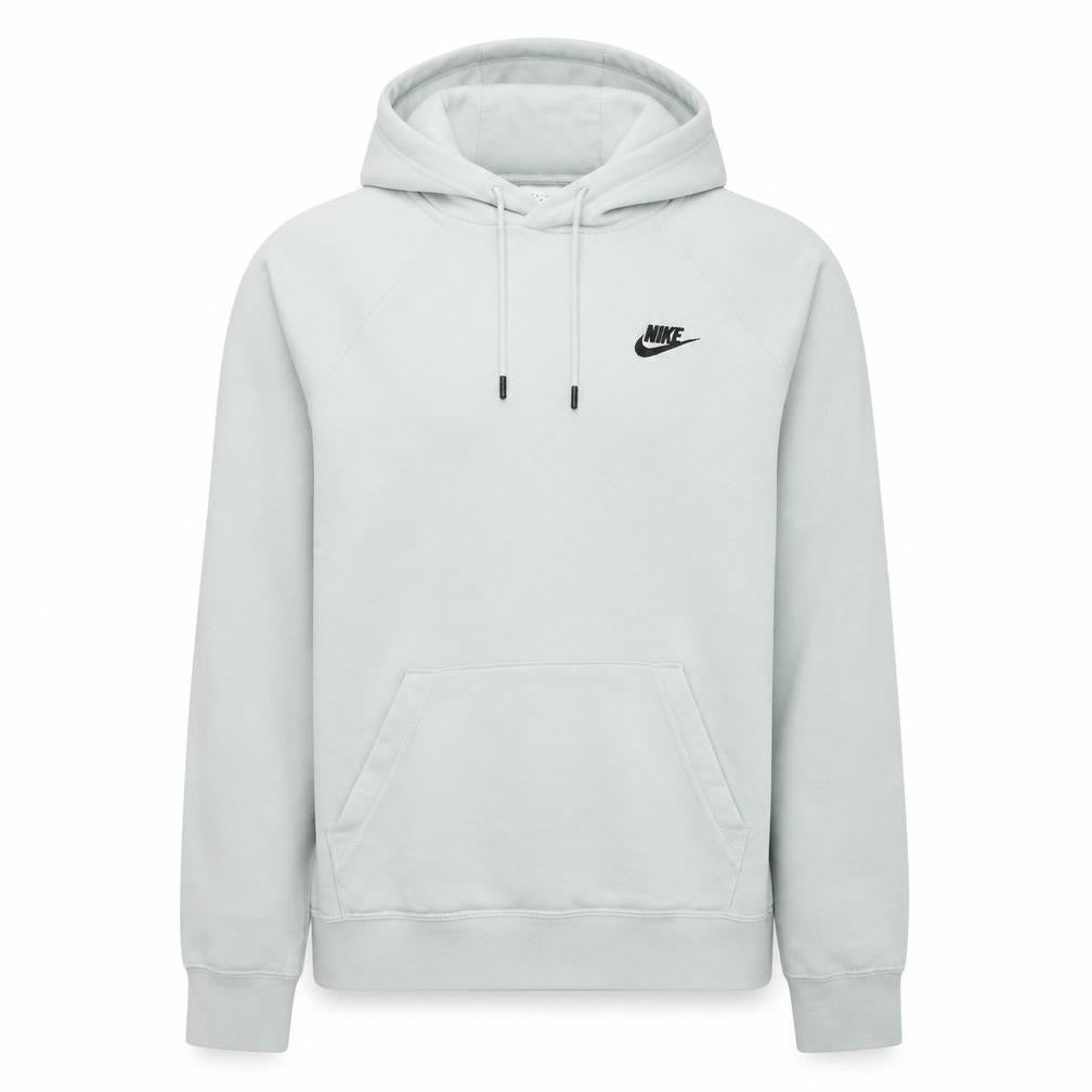 Nike Men's White Pullover Hoodie Size S Logo Fleece Sportswear