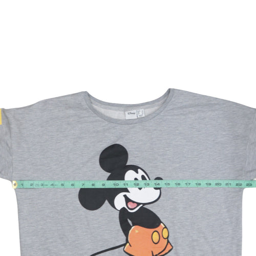 Primark Disney Womens Grey Mickey Mouse Sweatshirt UK 16