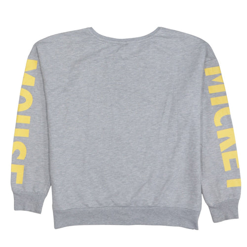 Primark Disney Womens Grey Mickey Mouse Sweatshirt UK 16
