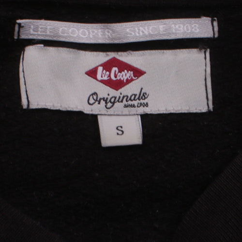 Lee Cooper Men's Black Small Pullover Crew Neck Sweatshirt