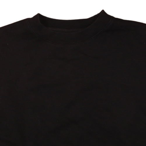 Lee Cooper Men's Black Small Pullover Crew Neck Sweatshirt