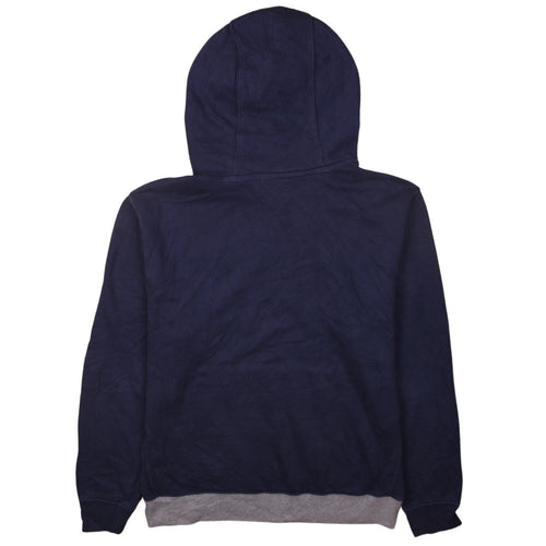 Nike Mens Blue Pullover Hoodie Medium Graphic Logo Sweatshirt