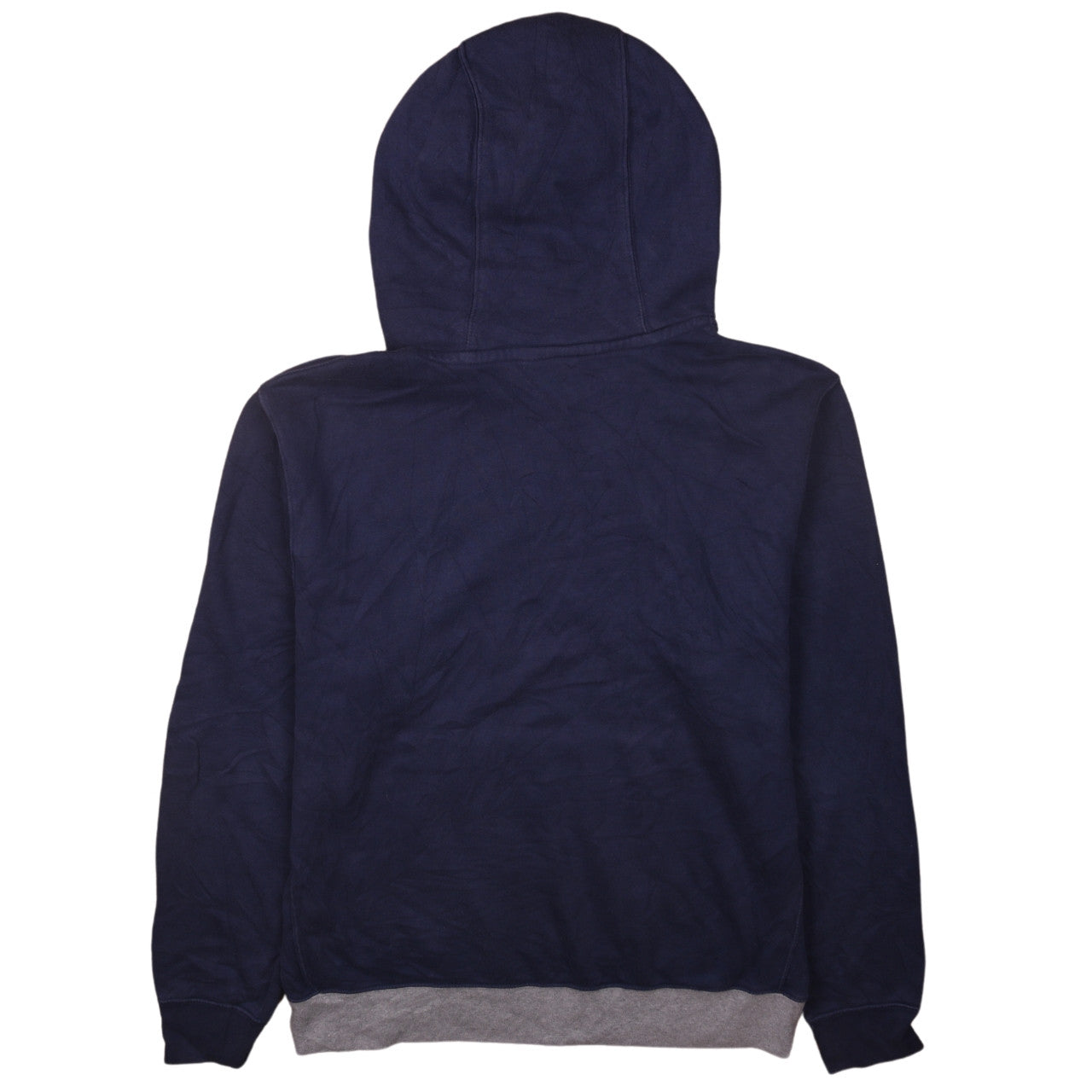 Nike Mens Blue Pullover Hoodie Medium Graphic Logo Sweatshirt
