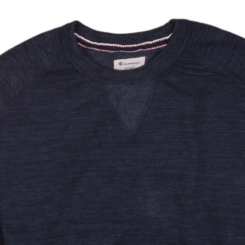 Champion Men's Blue Small Crew Neck Pullover Sweatshirt