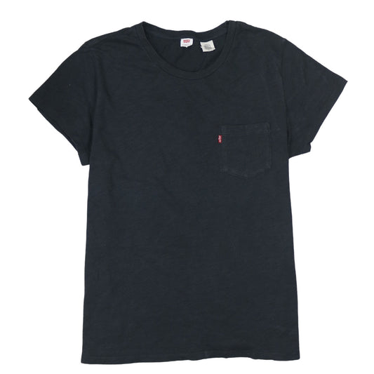 Levi's Womens Black Cotton Jersey T-Shirt Size L