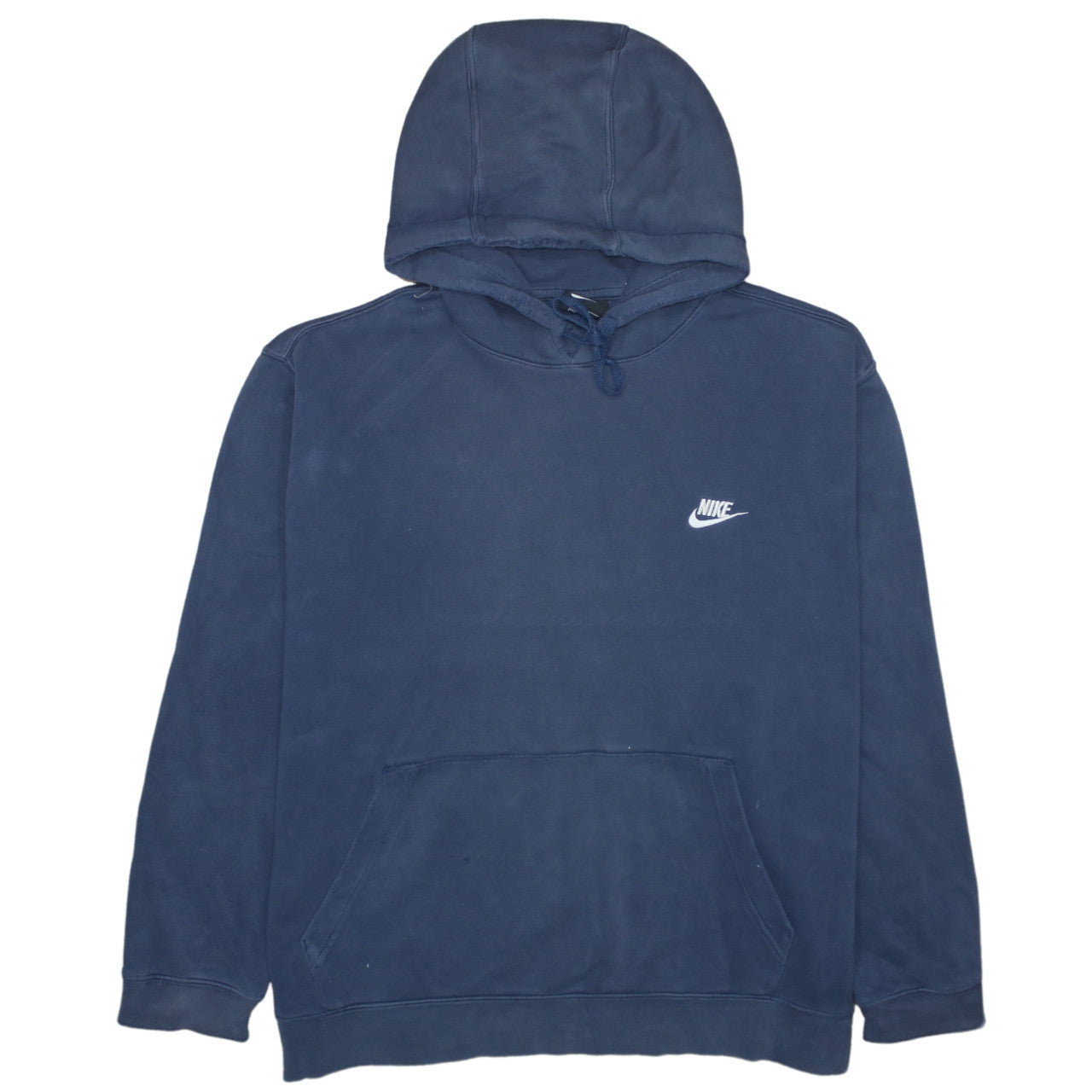 Nike Men's Blue Pullover Hoodie XXL Fleece Lined Casual Sweatshirt