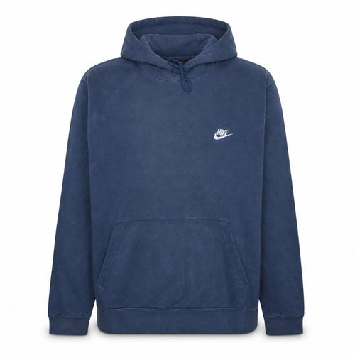 Nike Men's Blue Pullover Hoodie XXL Fleece Lined Casual Sweatshirt