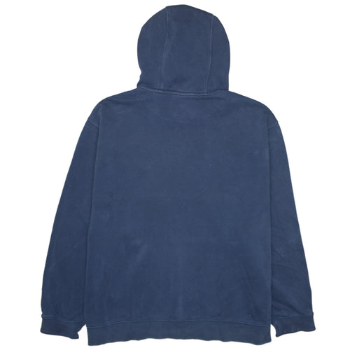 Nike Men's Blue Pullover Hoodie XXL Fleece Lined Casual Sweatshirt