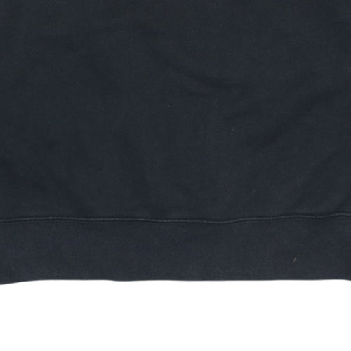 Nike Men's Black Small Pullover Sweatshirt Crew Neck Fleece