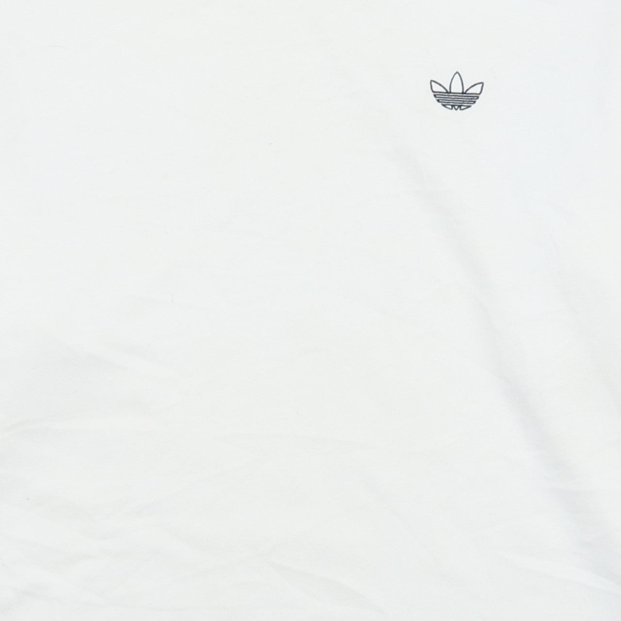 Adidas Women White XS Crew Neck Pullover Sweatshirt Long Sleeve Cotton