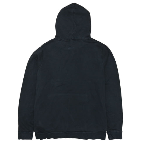 Puma Womens Black Pullover Hoodie Sweatshirt Size L Logo Print