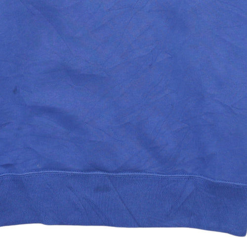 Polo Ralph Lauren Women's Blue Crew Neck Cotton Sweatshirt Size S