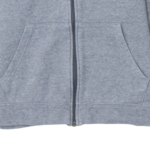 Nike Boys Grey Full Zip Hoodie XL 158-170cm Cotton Blend Casual
