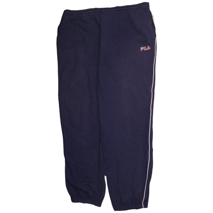 Fila Men's Blue XL Italy Logo Sweatpants Fleece Joggers