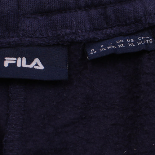 Fila Men's Blue XL Italy Logo Sweatpants Fleece Joggers