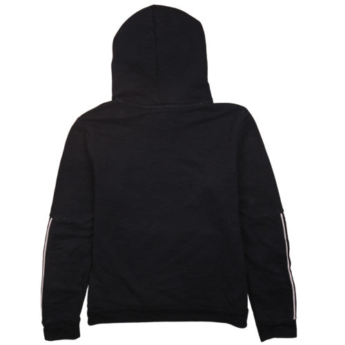 Puma Womens Black Small Pullover Hoodie with Logo Detail