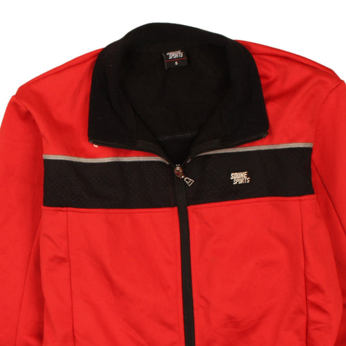 Souke Sports Men's Red Softshell Windbreaker Jacket Size S