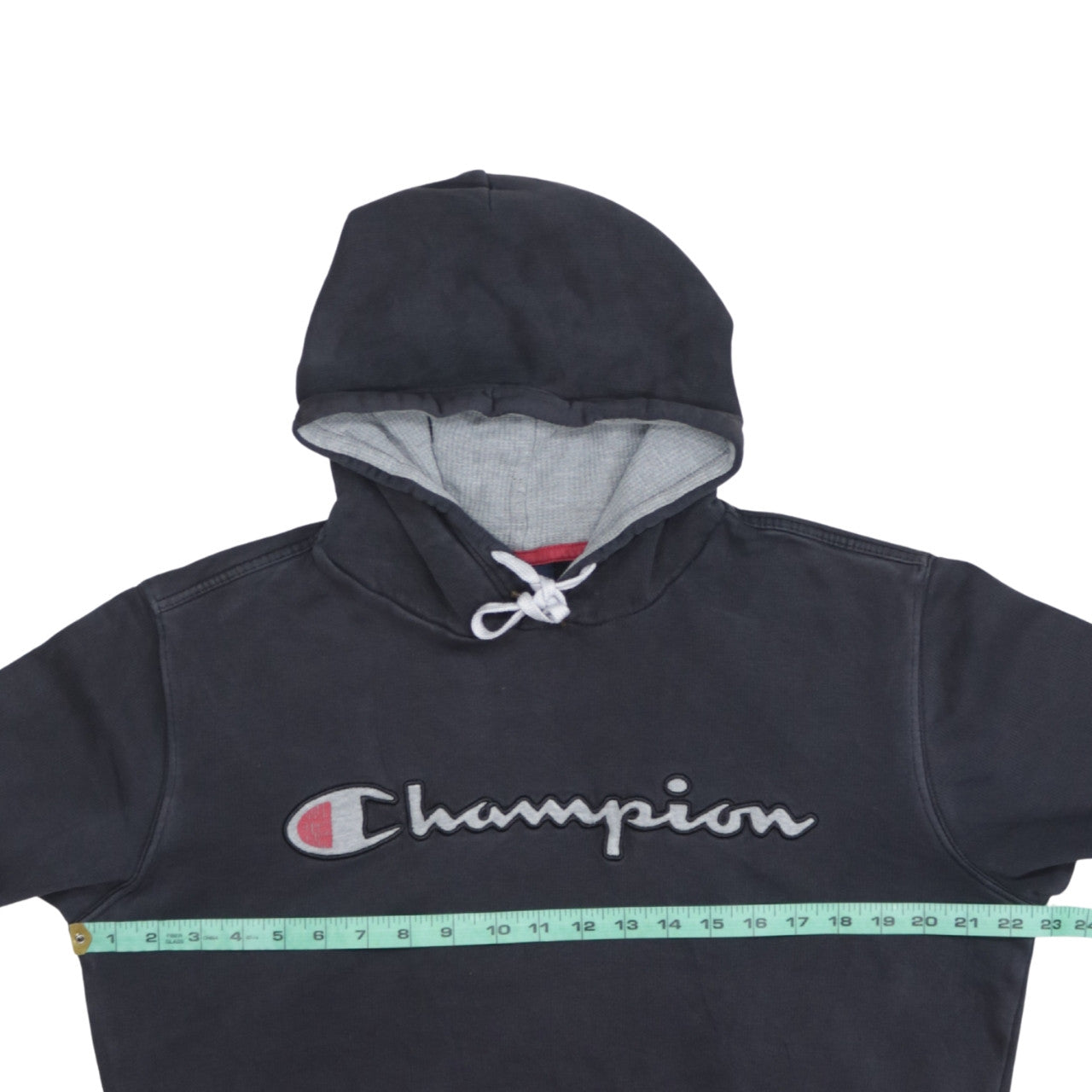 Champion Men's Black Small Pullover Hoodie with Logo Embroidery
