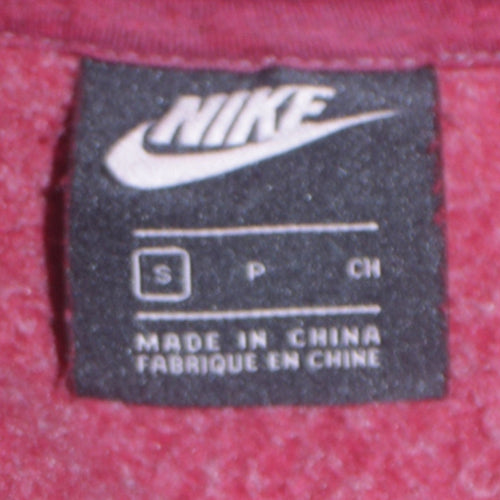 Nike Men's Red Full Zip Hoodie Small Regular Fit