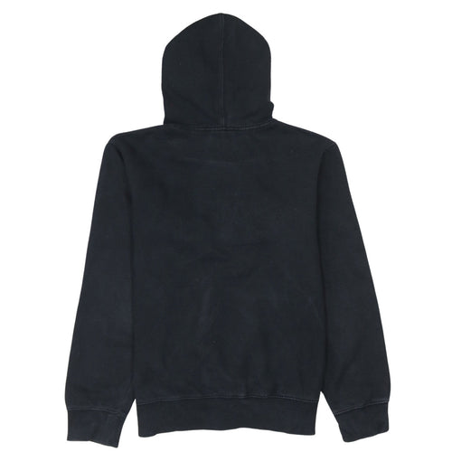 Fila Men's Black Pullover Hoodie Size S Regular Fit Logo Fleece Sweatshirt