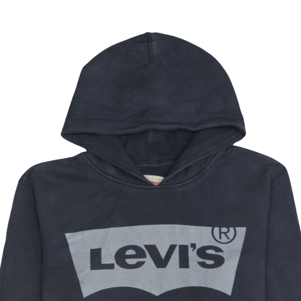 Levi's Boys Navy Blue Pullover Hoodie Age 16 Graphic Logo Cotton