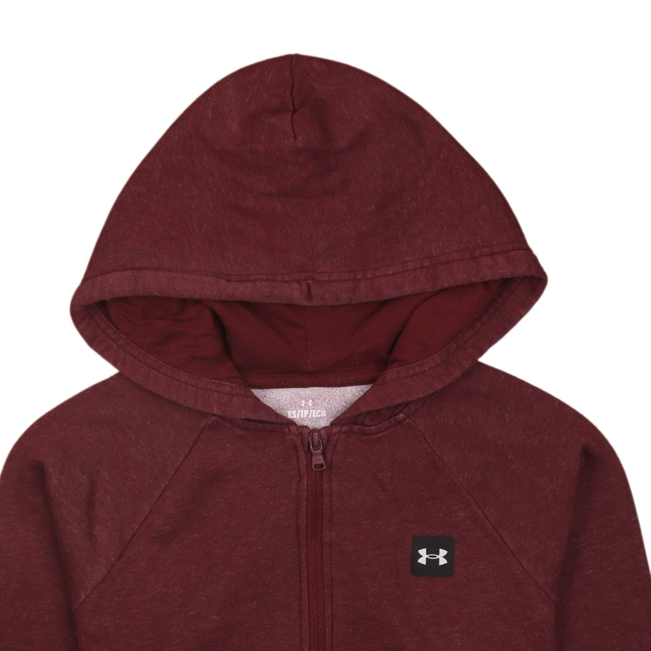 Under Armour Men’s Red XS Relaxed Fit 1/2 Zip Fleece Hoodie