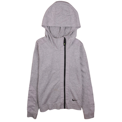 Nike Men's Grey Full Zip Hoodie M Regular Fit Sportswear
