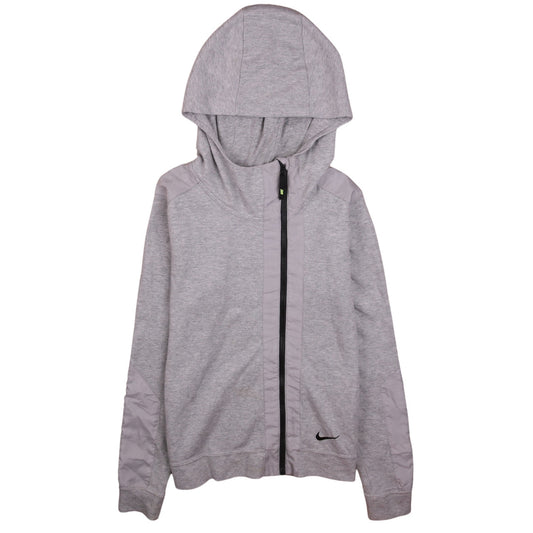 Nike Men's Grey Full Zip Hoodie M Regular Fit Sportswear