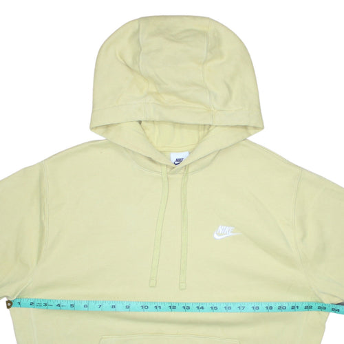 Nike Men's Beige Pullover Hoodie Medium Fleece Regular Fit