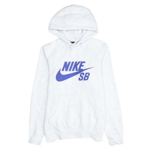 Nike SB Men's White Pullover Hoodie XS Regular Fit Skate Sweatshirt